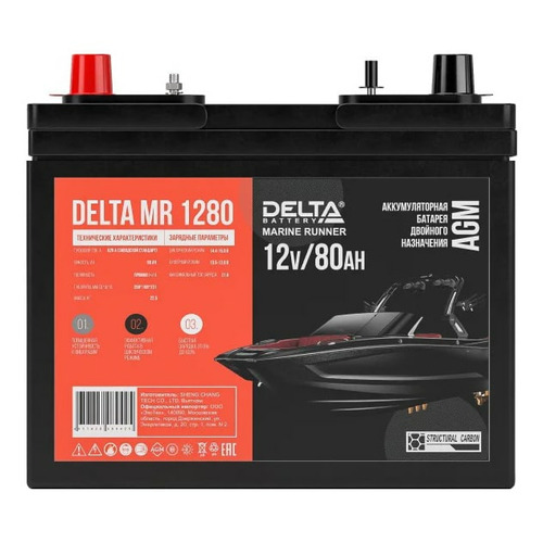 Аккумулятор Delta MR 1280