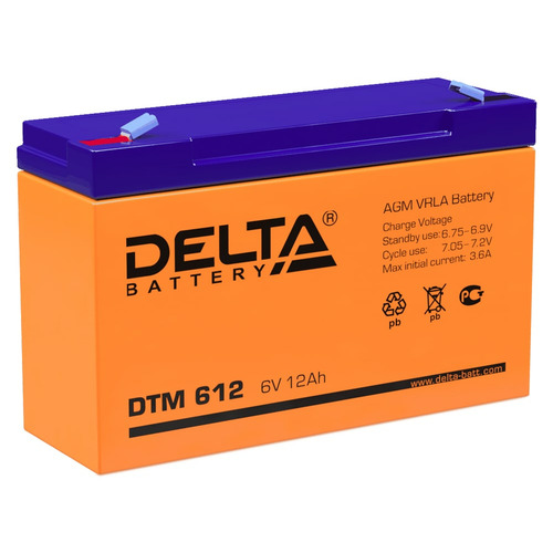Аккумулятор Delta DTM 612