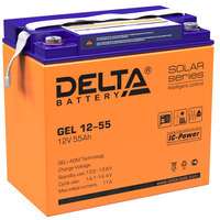 Аккумулятор Delta GEL 12-55 Аккумулятор Delta GEL 12-55