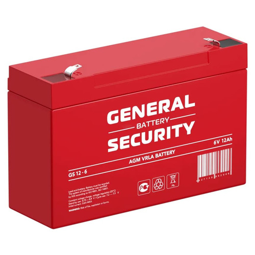 Аккумулятор General Security GS 12-6