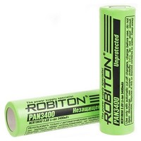 Аккумулятор ROBITON PAN3400 (NCR18650B) без защиты PK1 12386 Аккумулятор ROBITON PAN3400 (NCR18650B) без защиты PK1 12386