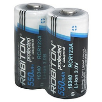 Аккумулятор ROBITON Li16340/3.0 (123А) 550мАч (3.0В) с защитой SR2 13862 Аккумулятор ROBITON Li16340/3.0 (123А) 550мАч (3.0В) с защитой SR2 13862