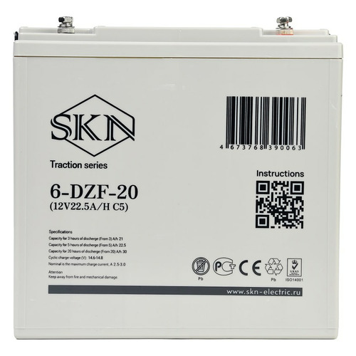 Аккумулятор SKN 6-DZF-20 (12V22.5A/H C5)