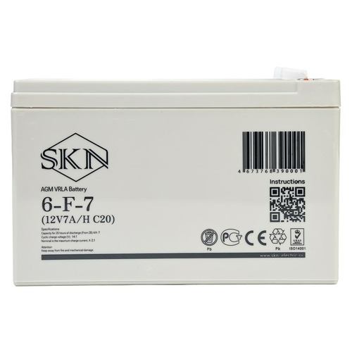 Аккумулятор SKN 6-F-7 (12V7A/H C20)