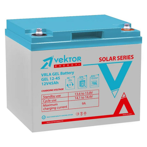 Аккумулятор Vektor Energy GEL 12-45