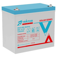 Аккумулятор Vektor Energy GEL 12-55 Аккумулятор Vektor Energy GEL 12-55