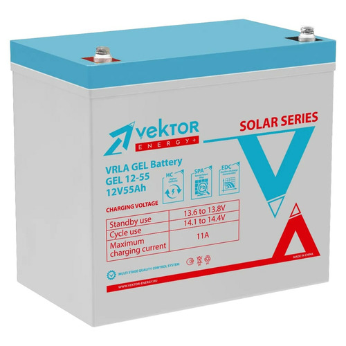 Аккумулятор Vektor Energy GEL 12-55