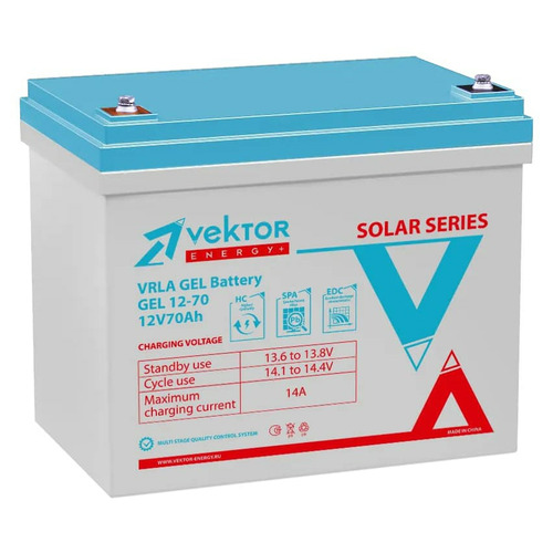 Аккумулятор Vektor Energy GEL 12-70