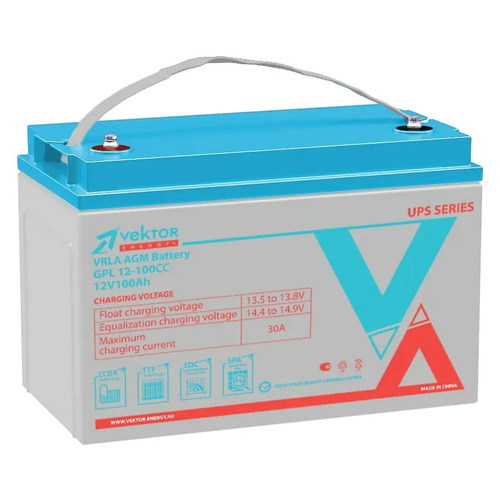 Аккумулятор Vektor Energy GPL 12-100CC