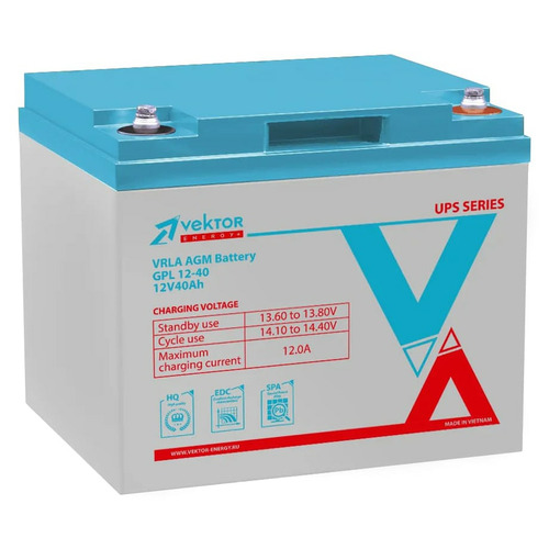 Аккумулятор Vektor Energy GPL 12-40
