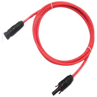 Удлинитель для солнечных панелей ПУГВ 6мм² x 1м, с МС4 АВ Удлинитель для солнечных панелей ПУГВ 6мм² x 1м, с МС4 АВ