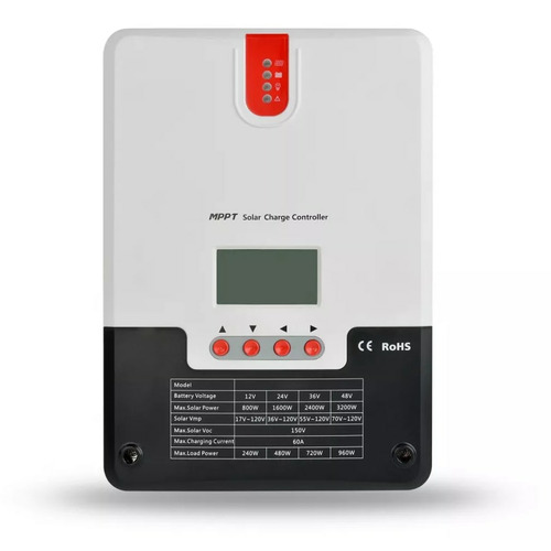 Контроллер заряда SRNE SR-ML4860 MPPT 12/48В 60А