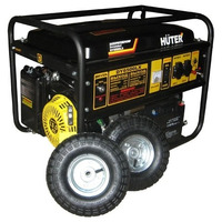 Бензиновый генератор DY6500LX с колёсами и аккумулятором Huter Бензиновый генератор DY6500LX с колёсами и аккумулятором Huter