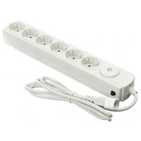 Сетевой фильтр Ippon BK112 1.8м (6 розеток) белый для ИБП Сетевой фильтр Ippon BK112 1.8м (6 розеток) белый для ИБП