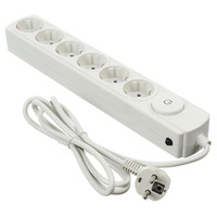 Сетевой фильтр Ippon BK232-16 3м (6 розеток) белый Сетевой фильтр Ippon BK232-16 3м (6 розеток) белый