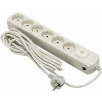 Сетевой фильтр Ippon BK252-16 5м (6 розеток) белый Сетевой фильтр Ippon BK252-16 5м (6 розеток) белый