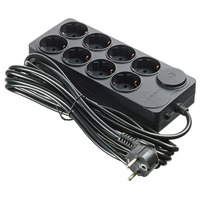 Сетевой фильтр Ippon BK258-16 5м (8 розеток) черный Сетевой фильтр Ippon BK258-16 5м (8 розеток) черный