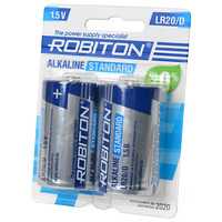Элемент питания ROBITON STANDARD LR20 BL2 17490 Элемент питания ROBITON STANDARD LR20 BL2 17490
