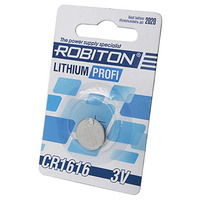 Элемент питания ROBITON PROFI R-CR1616-BL1 CR1616 BL1 13057 Элемент питания ROBITON PROFI R-CR1616-BL1 CR1616 BL1 13057