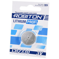 Элемент питания ROBITON PROFI R-CR2330-BL1 CR2330 BL1 14630 Элемент питания ROBITON PROFI R-CR2330-BL1 CR2330 BL1 14630
