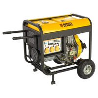 Дизельный генератор DD6300Е, 5 кВт, 220 В, 15 л, электростартер Denzel Дизельный генератор DD6300Е, 5 кВт, 220 В, 15 л, электростартер Denzel