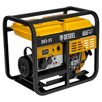 Дизельный генератор DES-55, 5,5 кВт, 230 В, 11 л, ручной стартер Denzel Дизельный генератор DES-55, 5,5 кВт, 230 В, 11 л, ручной стартер Denzel