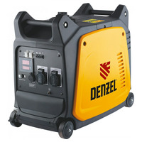 Инверторный генератор GT-2600i, X-Pro 2,6 кВт, 220В, цифровое табло, бак 7,5 л, ручной старт Denzel Инверторный генератор GT-2600i, X-Pro 2,6 кВт, 220В, цифровое табло, бак 7,5 л, ручной старт Denzel