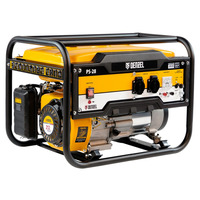 Бензиновый генератор PS 28, 2,8 кВт, 230 В, 15 л, ручной старт Denzel Бензиновый генератор PS 28, 2,8 кВт, 230 В, 15 л, ручной старт Denzel