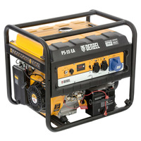 Бензиновый генератор PS 55 EA, 5,5 кВт, 230 В, 25 л, коннектор автоматики, электростартер Denzel Бензиновый генератор PS 55 EA, 5,5 кВт, 230 В, 25 л, коннектор автоматики, электростартер Denzel