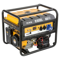 Бензиновый генератор PS 70 EA, 7 кВт, 230 В, 25 л, коннектор автоматики, электростартер Denzel Бензиновый генератор PS 70 EA, 7 кВт, 230 В, 25 л, коннектор автоматики, электростартер Denzel