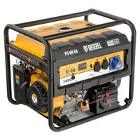 Бензиновый генератор PS 80 EA, 8 кВт, 230 В, 25 л, коннектор автоматики, электростартер Denzel Бензиновый генератор PS 80 EA, 8 кВт, 230 В, 25 л, коннектор автоматики, электростартер Denzel