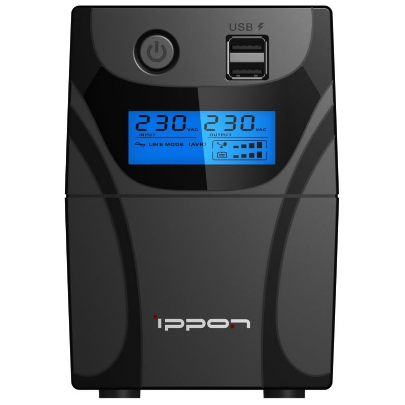 ИБП Ippon Back Power Pro II 600 360 Вт 600 ВА Черный