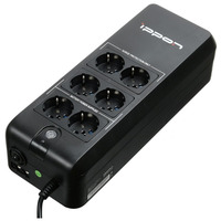 ИБП Ippon Back Verso 600 300 Вт 600 ВА Черный ИБП Ippon Back Verso 600 300 Вт 600 ВА Черный