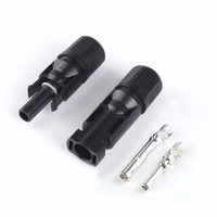 Коннектор MC4 AB 30А для подключения солнечных панелей (комплект) Коннектор MC4 AB 30А для подключения солнечных панелей (комплект)