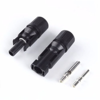 Коннектор MC4 AB 45А для подключения солнечных панелей (комплект) Коннектор MC4 AB 45А для подключения солнечных панелей (комплект)