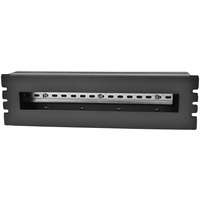 Панель 19" с DIN-рейкой PS-3U, цвет черный КП-АВ-9005 Панель 19" с DIN-рейкой PS-3U, цвет черный КП-АВ-9005