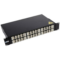 Оптический кросс (бокс) ЦМО 19", 2U, до 48 портов, цвет черный БОН-19-2-48-9005 Оптический кросс (бокс) ЦМО 19", 2U, до 48 портов, цвет черный БОН-19-2-48-9005