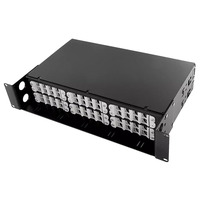 Оптический кросс (бокс) ЦМО 19" с полкой (площадкой), 2U, до 48 портов, цвет черный БОН-19-2-48-П-9005 Оптический кросс (бокс) ЦМО 19" с полкой (площадкой), 2U, до 48 портов, цвет черный БОН-19-2-48-П-9005