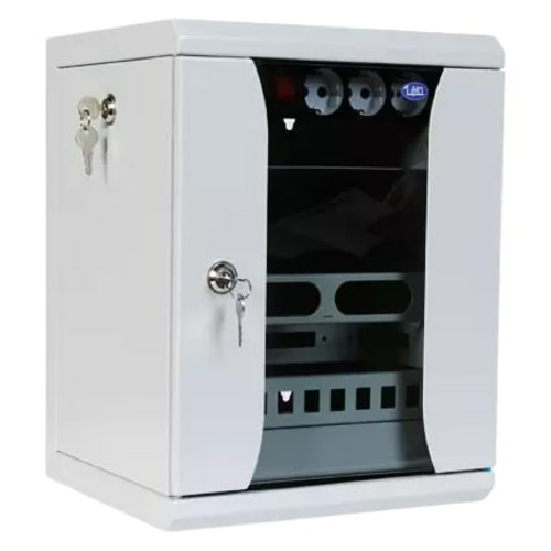 Шкаф телекоммуникационный настенный ЦМО 10" 8U, (320 × 255) ШРН-8.255-10
