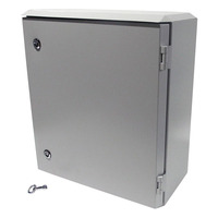 Термошкаф с монтажной панелью без утепления и климат контроля 300х300х210 Термошкаф с монтажной панелью без утепления и климат контроля 300х300х210