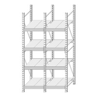 Стеллаж металлический СтА 4.2-2040х1165х605 мм Стеллаж металлический СтА 4.2-2040х1165х605 мм