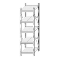 Стеллаж металлический СтА 5.1-2040х610х605 мм Стеллаж металлический СтА 5.1-2040х610х605 мм