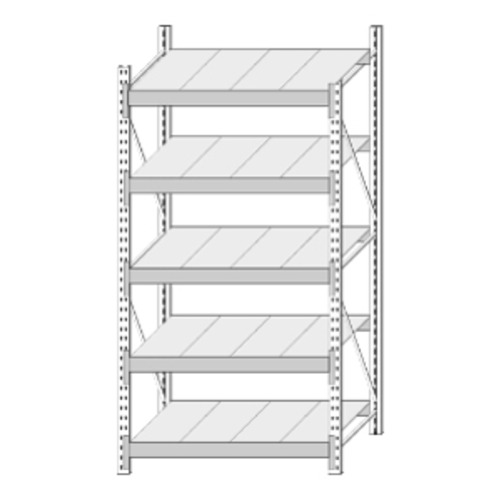 Стеллаж металлический СтА 5.1-2040х1110х605 мм