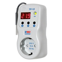 Терморегулятор в розетку NOVATEK TP-12-3 Датчик 10 см сверху Терморегулятор в розетку NOVATEK TP-12-3 Датчик 10 см сверху